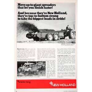  1969 Ad Sperry Rand New Holland Tractor Model 675 Spreader 