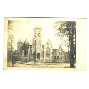  M E Church Centralia IL Real Photo Postcard 1909 