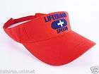 nwt speedo lifeguard visor red or navy unisex 