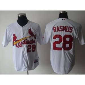  St. Louis Cardinals #28 Colby Rasmus MLB Authentic White 