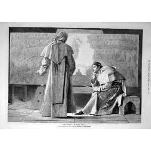  1874 Fra Angelico Duncan Monk Religious Print Fine Art
