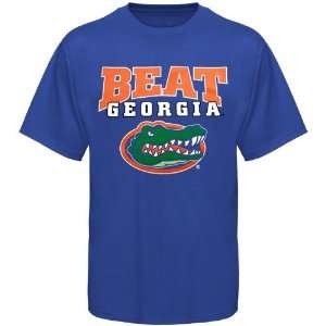  Gators Royal Blue Beat Georgia Rivalry T Shirt