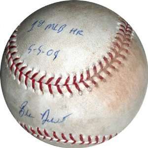 Blake DeWitt Los Angeles Dodgers Autographed Game Used Baseball vs New 