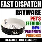   Pampered Princess Pet Feeding Bowl Black 2030.262 Food & Water Bowls