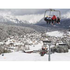  Chairlift on a Ski Slope, Seefeld Ski Resort, the Tyrol 