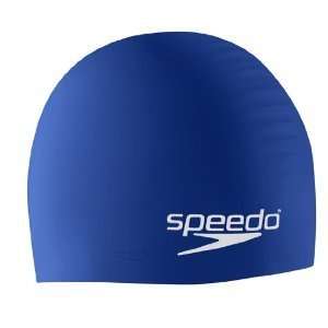  Speedo Junior Silicone Cap   Blue 