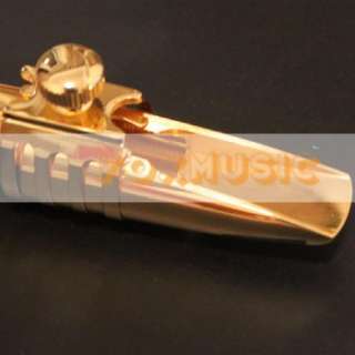 Jazz bE Alto Saxophone Sax Mouthpiece Gold Plated  G Size 7  