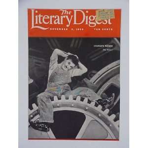 Charlie Chaplin Returns November 2 1935 Literary Digest Magazine 