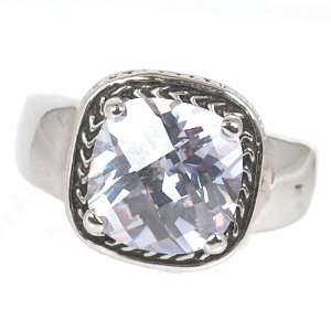  Checkerboard Lavender Epoxy Ring: Jewelry