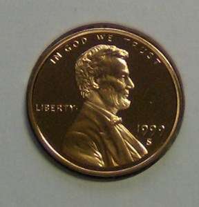 1999S PROOF LINCOLN PENNY VERY NICE #02  