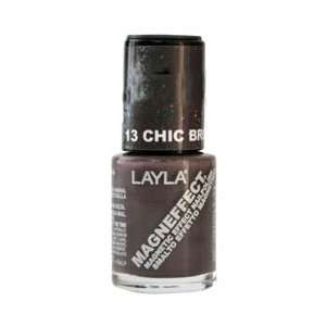    Layla Magneffect Nail Polish, Chic Brown: Health & Personal Care