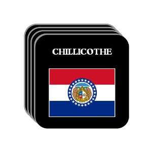  US State Flag   CHILLICOTHE, Missouri (MO) Set of 4 Mini 