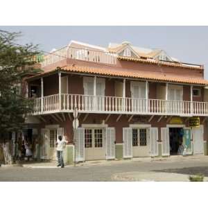 Colonial Style Building, Santa Maria, Sal (Salt), Cape Verde Islands 