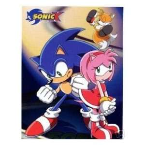  Sonic X: Sonic, Amy, & Tails Anime Wall Scroll: Toys 