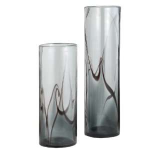  Lazy Susan Milky Way Glass Vase, 5.5 x 20 Inches