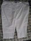 NWT Womens Chaps Capri Pants $65 Size 22W  
