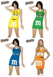 SEXY Womens M&Ms ® Candy Character Costume Tank Dress  