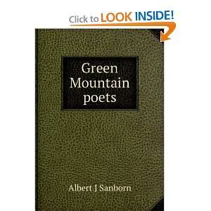  Green Mountain poets Albert J Sanborn Books