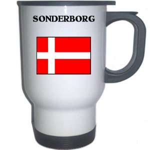 Denmark   SONDERBORG White Stainless Steel Mug