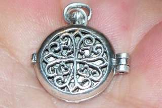 Rare Pocket Watch UK Silver Charm Open to Movement Fine  
