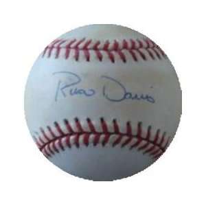  Russ Davis Autographed Baseball