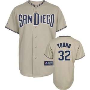  Chris Young Jersey Youth Majestic Road Khaki Replica #32 San Diego 