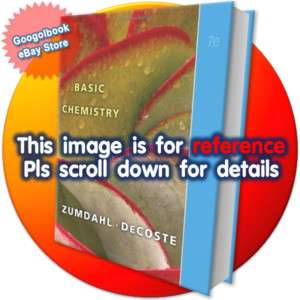 Basic Chemistry by Zumdahl 7th International Edition  