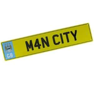  Manchester City FC. Metal Number Plate Sign Sports 