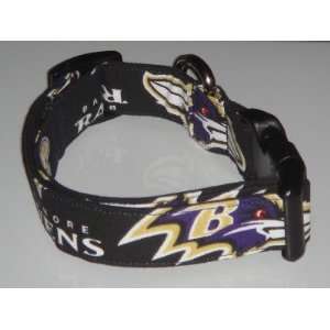   : NFL Baltimore Ravens Football Dog Collar Large 1 Everything Else