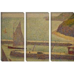  Port En Bressin by Georges Seurat Canvas Painting 