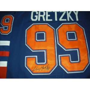  Wayne Gretzky Autographed Signed Edmonton Oilers Jersey 