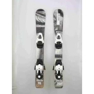 New ECO Forrest Kids Shape Snow Ski with Salomon T5 Binding 70cm 