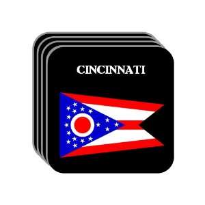US State Flag   CINCINNATI, Ohio (OH) Set of 4 Mini Mousepad Coasters