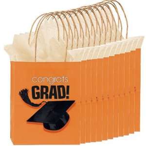  Orange Grad Medium Gift Bags 24ct Toys & Games