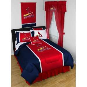   St Louis Cardinals Full Size Sidelines Collection Bedroom Set Sports