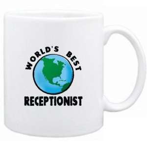  New  Worlds Best Receptionist / Graphic  Mug 