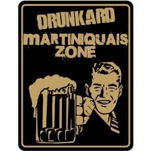 New  Drunkard Martiniquais Zone / Retro  Martinique Parking Sign 