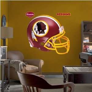   : Washington Redskins Helmet Fathead Wall Sticker: Sports & Outdoors