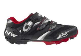   New Pair of NORTHWAVE LIZZARD PRO S.B.S MOUNTAIN SHOE 45/12 BLACK/RED