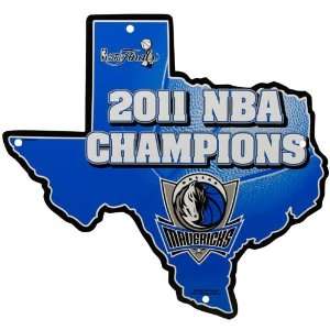  Dallas Mavericks 2011 NBA Champions State Sign  Sports 