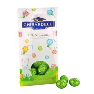 Ghirardelli Chocolate Milk & Coconut Chocolate Eggs Gift Bag, 6.5 oz.