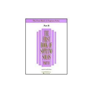  First Book of Soprano Solos Part 2 Book Only Musical 