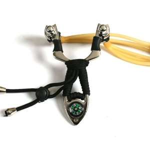  Professional Hunting Slingshot Outdoor Compass Catapult 
