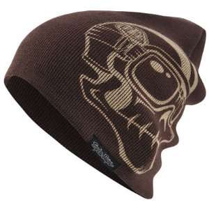  Troy Lee Skully Beanie Brown Automotive