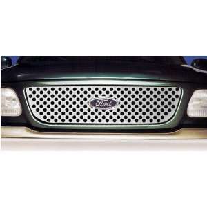  Putco Punch Grille Insert w/ Logo Cut Out   Stainless, for 
