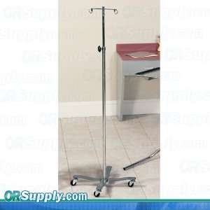  Clinton Stainless Steel 2 Hook IV Pole: Kitchen & Dining