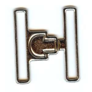  Latching Buckle Clasp in Shiny Silver Finish. Size 2 X 2 