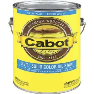   CABOT 05 6701 O.V.T SOLID OIL EXTERIOR STAIN 5GAL   WHITE BASE