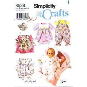   Sewing Pattern Wardrobe for Baby Dolls Clothing: Arts, Crafts & Sewing