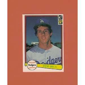  Steve Sax 1982 Donruss Baseball Rookie (Los Angeles 